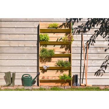 Planten Etagère Moestuin. Afmeting L90xH180xB14CM