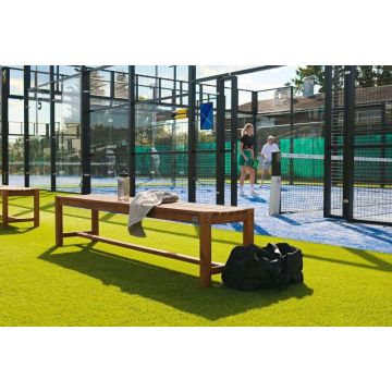 Teak Tennisbank Court 200x40x45CM