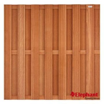 Elephant AANBIEDING schutting duurzaam hardhout FSC 39x1800x1800mm 14 planks V-g
