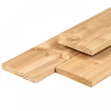 Eiken plank 2,8 x 18,00 cm gedroogd, geschaafd