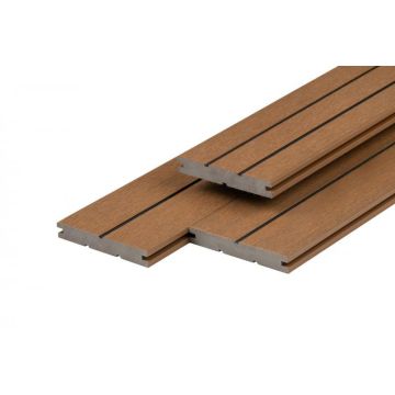 PuraDock Vlonderplank Composiet Teak 2.2 x 14.6 cm