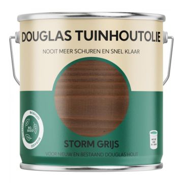 Bio-Based Olie. Douglas Tuinhoutolie. Storm Grijs. 2500ML
