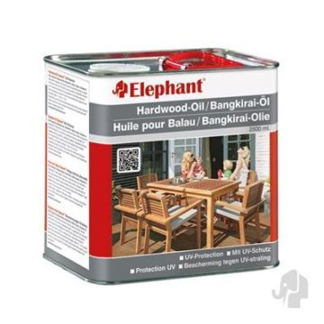 Bangkirai olie Elephant 2.5 ltr.