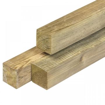 Paal geimpregneerd Grenen 7x7 cm.