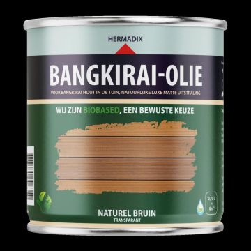 Bangkirai olie Hermadix 2.5 ltr.