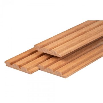 Bangkirai Triple profel 2,2 x 14,5 cm geschaafd