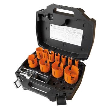 Mandrex Elektricienset SuperXcut TCT MHSE1001N 16mm tot 76mm zeskant 8.5, 15-del