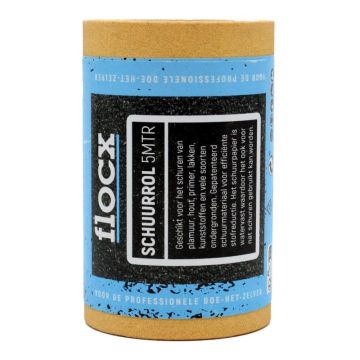 Flocx schuurpapier rollen 95mmx5m p150