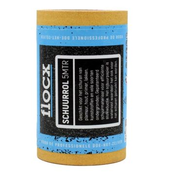 Flocx schuurpapier rollen 95mmx5m p180