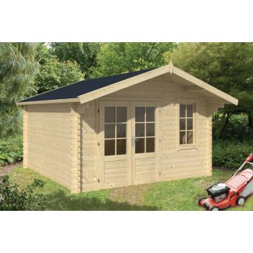 Blokhut Ulrik 380x380 cm.