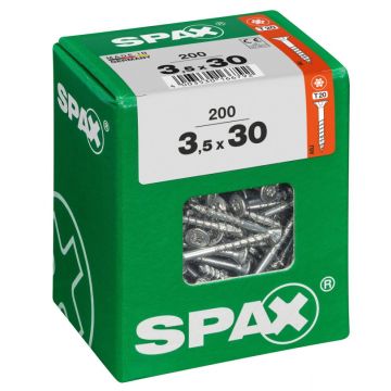 SPAX T-STAR plus WIROX 3,5x30 L 200 stuks