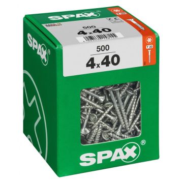 SPAX T-STAR plus WIROX 4x40 XXL 500 stuks