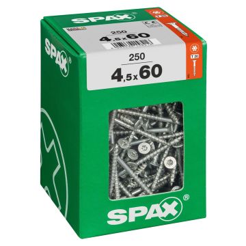 SPAX T-STAR plus WIROX 4,5x60 XXL 250 stuks