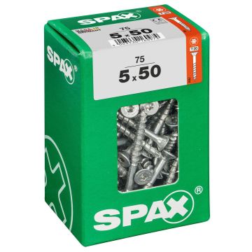 SPAX T-STAR plus WIROX 5x50 L 75 stuks