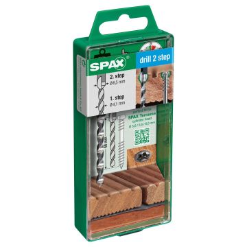 SPAX Trappenboor   1 stuk