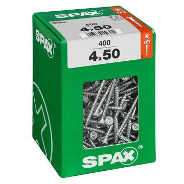 SPAX T-STAR plus WIROX 4x50 XXL 400 stuks