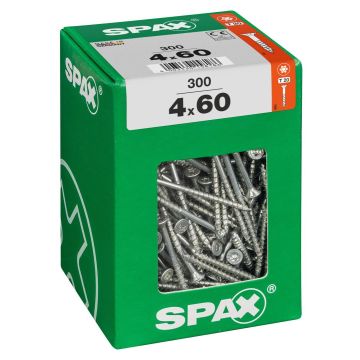 SPAX T-STAR plus WIROX 4x60 XXL 300 stuks