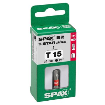 SPAX Bit T-STAR plus T15 25mm S 1 St.