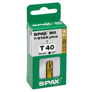 SPAX Bit T-STAR plus T40 25mm S 1 St.
