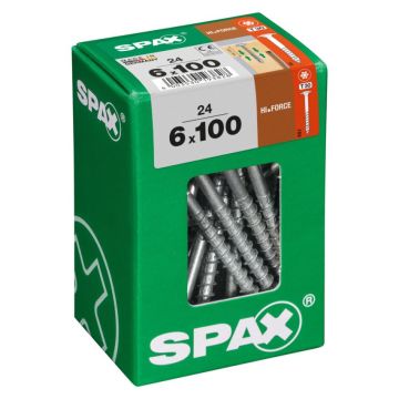 SPAX HI.FORCE WIROX 6x100 L 24 stuks