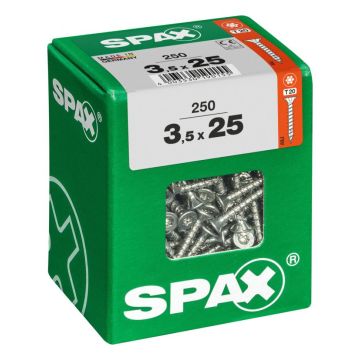 SPAX T-STAR plus WIROX 3,5x25 BOX 1000 stuks