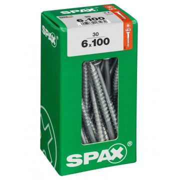 SPAX T-STAR plus WIROX 6x100  BOX 100 stuks