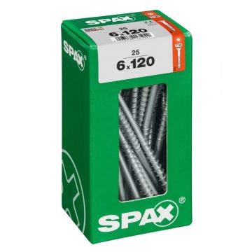 SPAX T-STAR plus WIROX 6x120  BOX 100 stuks
