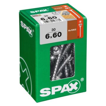 SPAX HI.FORCE WIROX 6x60 BOX 200 stuks