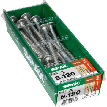 SPAX HI.FORCE WIROX 8x120 BOX 50 stuks