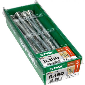 SPAX HI.FORCE WIROX 8x180 BOX 50 stuks