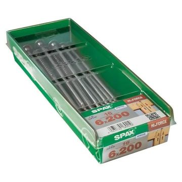 SPAX HI.FORCE WIROX 6x200 BOX 50 stuks