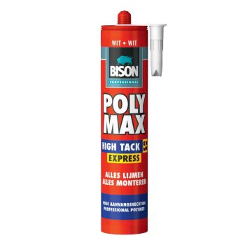 Bison polymax high tack express wit koker 435gr