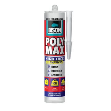 Bison polymax crystal high tack express crt 300g*12 nl