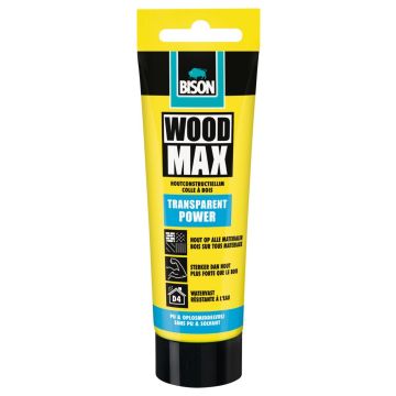 Bison wood max transparant power 85gr/tube