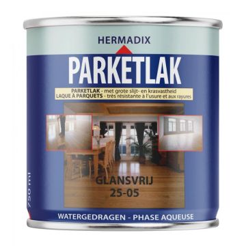 Hermadix parketlak glansvrij 0.75 Ltr