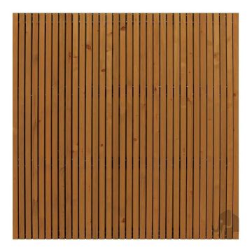Schutting | Stripes | Vuren | AANBIEDING Bruin Verduurzaamd | 4.5x179x179cm