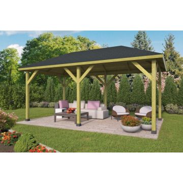 Prieel Superieur vuren groen geïmpregneerd