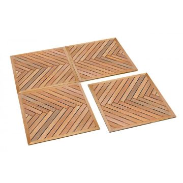 Mozaïek Tuintegel Bangkirai Pontianak 3,0 x 100,0 x 100 cm