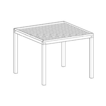 Douglas platdak Uitbreiding Stavanger type L, B326 x D326 cm