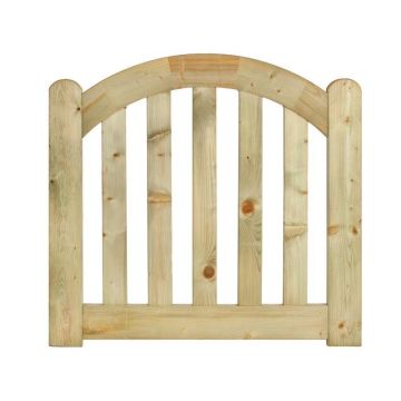 Tuinhekdeur de luxe H80xB100 cm.