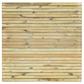 Tuinscherm Borne 180 x 180 cm - 26 planks geschaafd