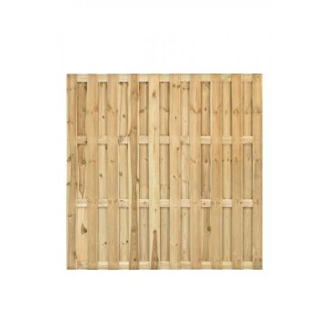 Tuinscherm Ermelo, Geïmpregneerd grenen, geniet, 23-planks (19+4) 180 x 180 cm
