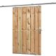 Schuifdeur B130xH195 cm. Incl. rail en bevestigingsmaterialen. Diverse houtsoorten.