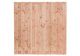 Tuinscherm Zillertal 180x180 cm. Douglas 15 plus 2 planks.
