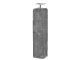 Betonpoer XL recht antraciet M20-bus 22x22x40cm