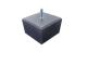 Betonpoer laag antraciet 20x20x12 cm. Voor 20x20 palen