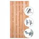 Tuindeur Privacy H195 cm - Douglas. Incl. RVS slot en ophangsysteem.
