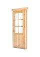 Deur Enkel Met Raam XXL LS Vuren 106,5 x 215CM