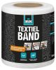Bison rubber seal textielband rol -10cmx10mtr