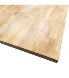 Rubberwood plank - timmerpaneel geschaafd